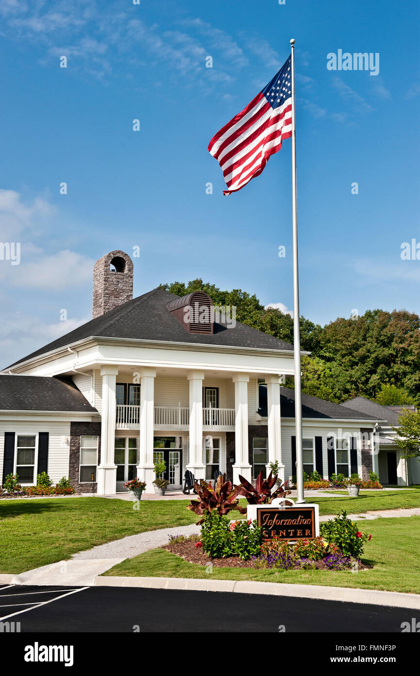 Upscale Apartment Complex Office Stock Photo Alamy