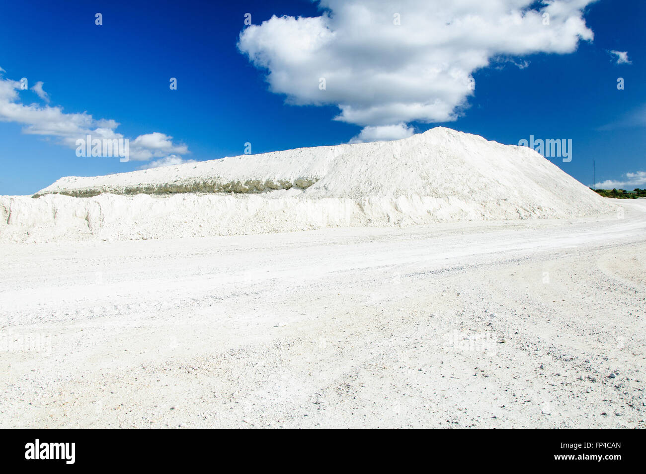 Limestone mine in Denmark Stock Photo Alamy