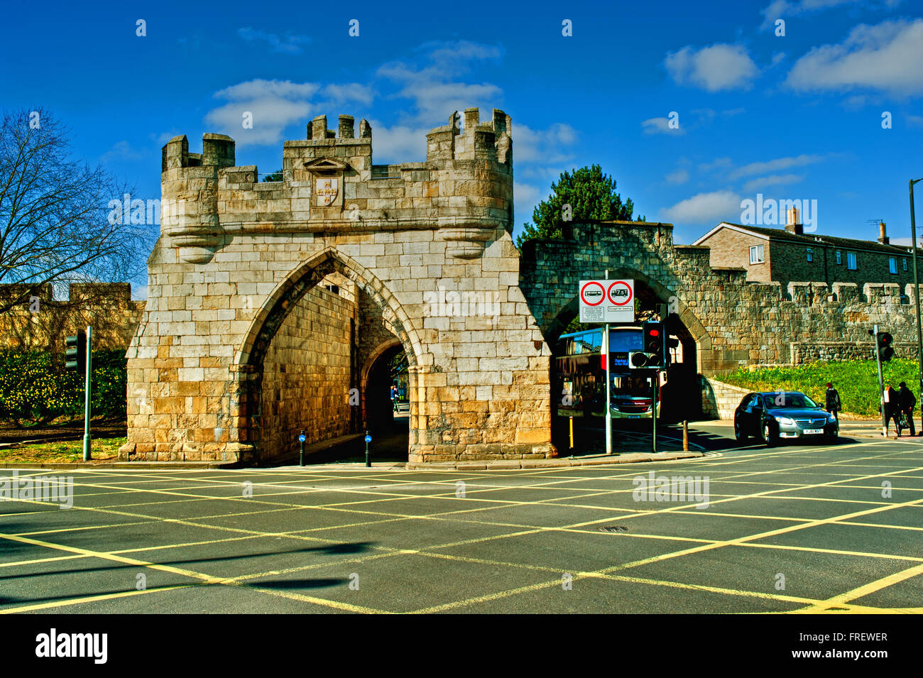 Walmgate Bar, York Stock Photo Alamy