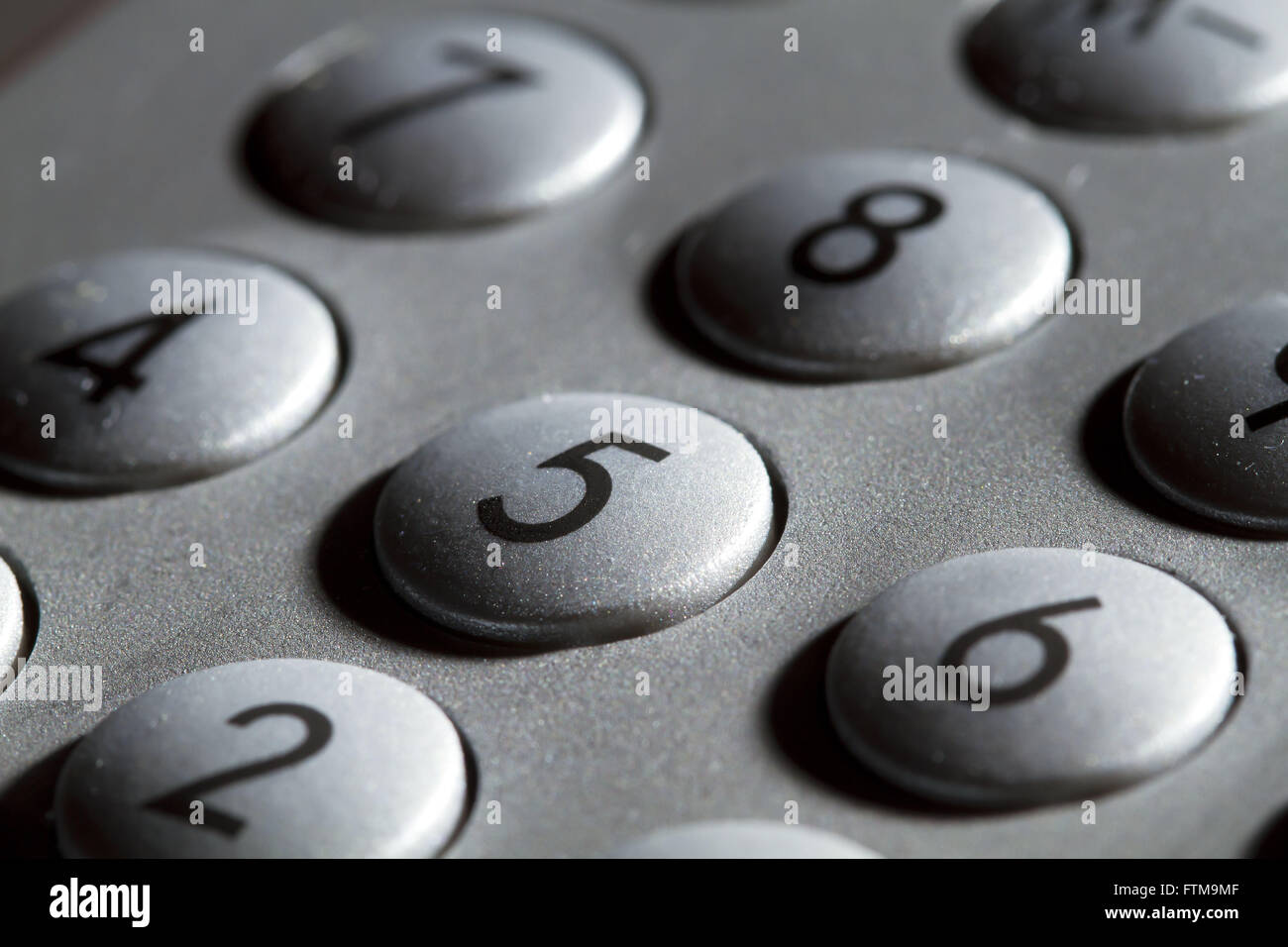 Numeric phone keypad Stock Photo Alamy