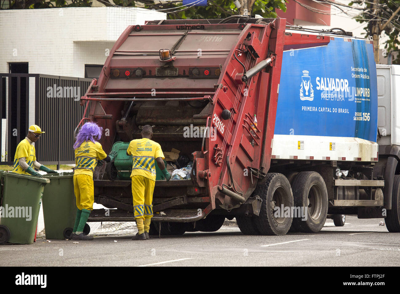 Garbage Collection Truck High Resolution Stock Photography and Images