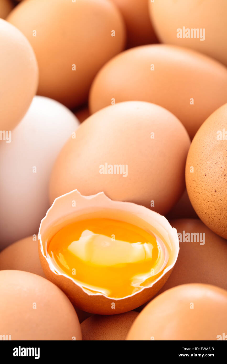 Fresh chicken eggs Stock Photo Alamy