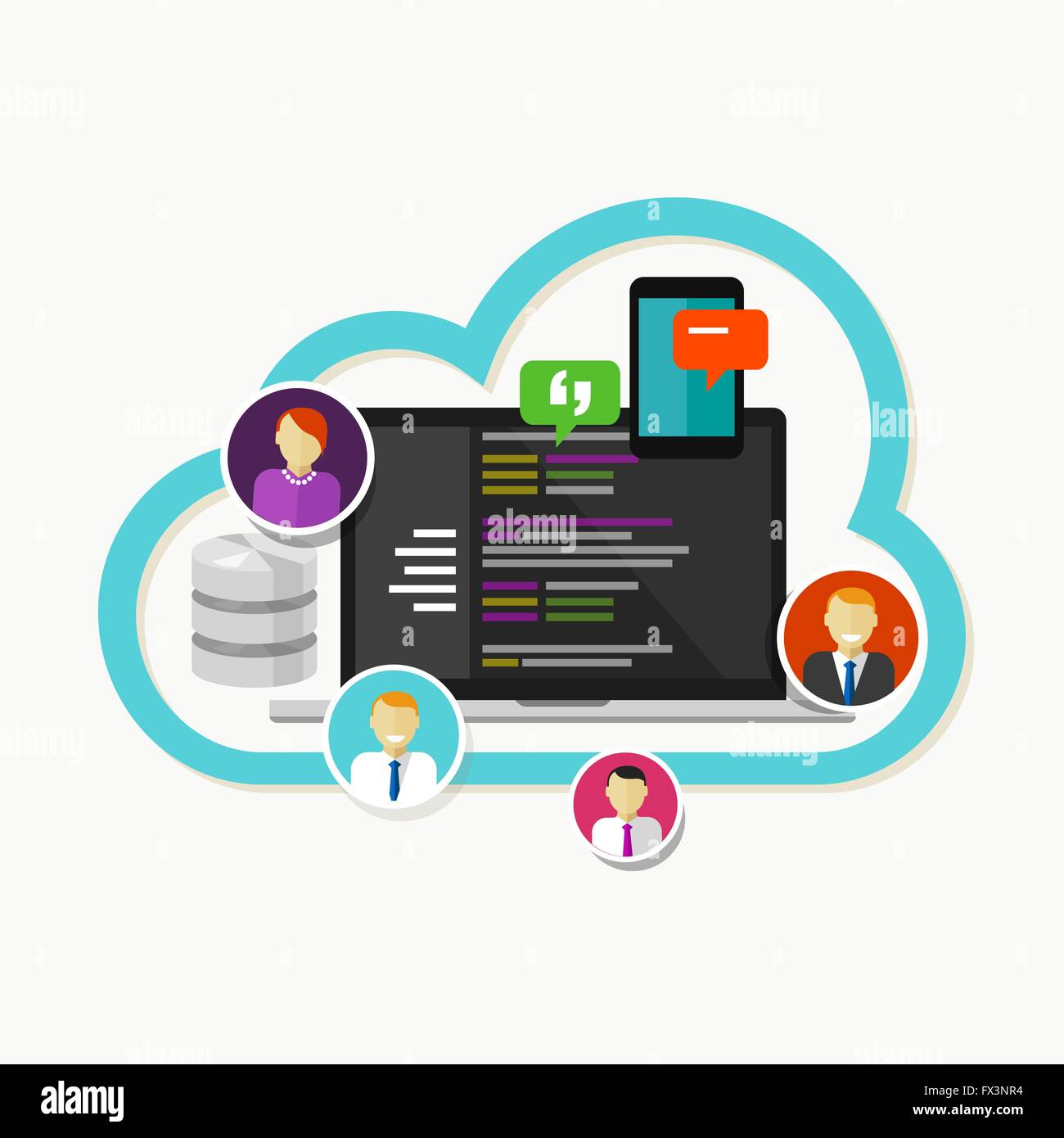 Hub git Stock Vector Images Alamy