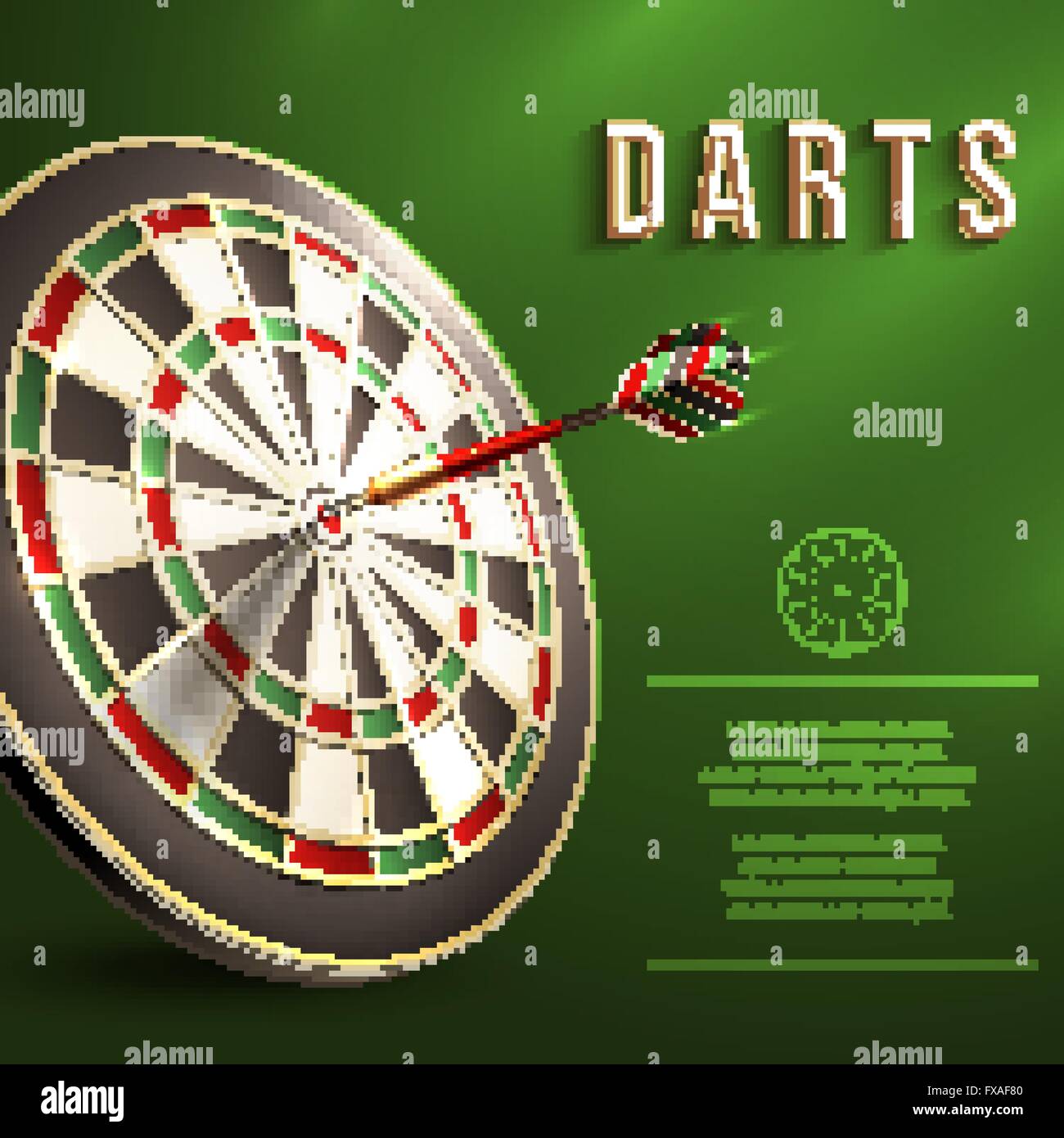 Darts board background Stock Vector Image & Art Alamy