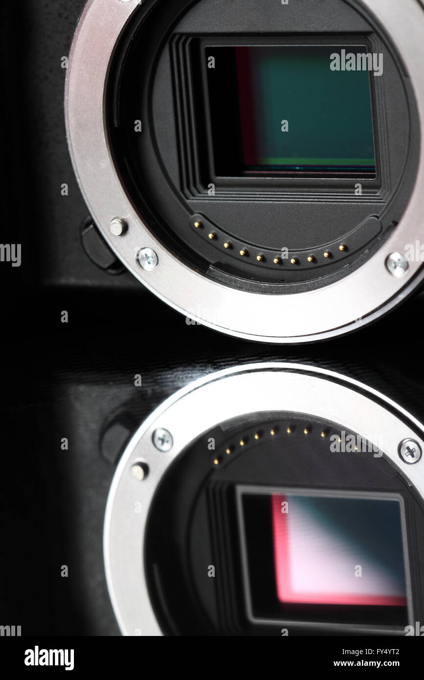 Digital camera sensor Stock Photo Alamy