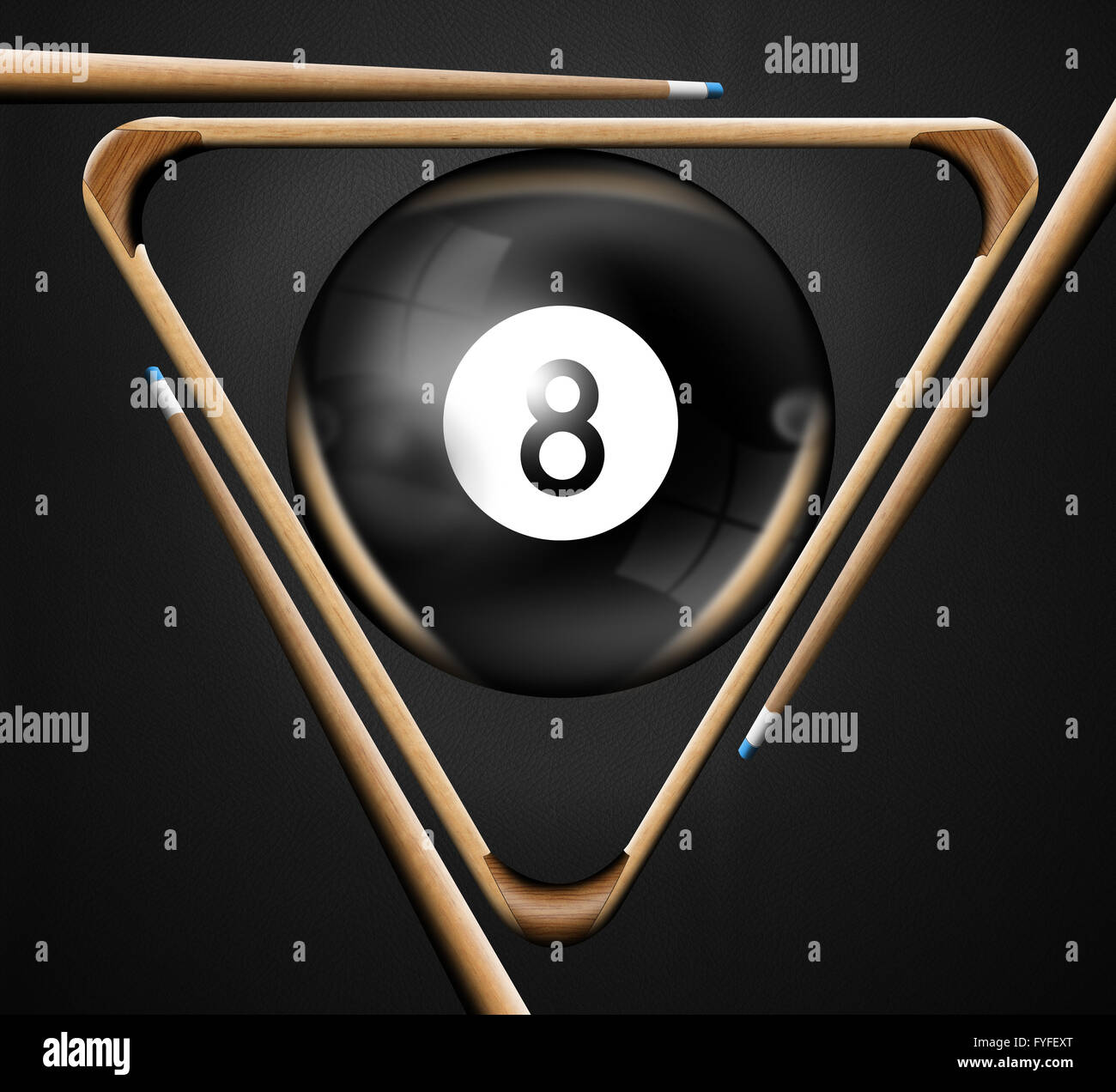 8 billiards pool games Stock Photo Alamy