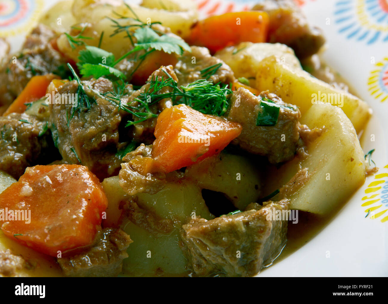 Kenyan Beef Stew Stock Photo Alamy