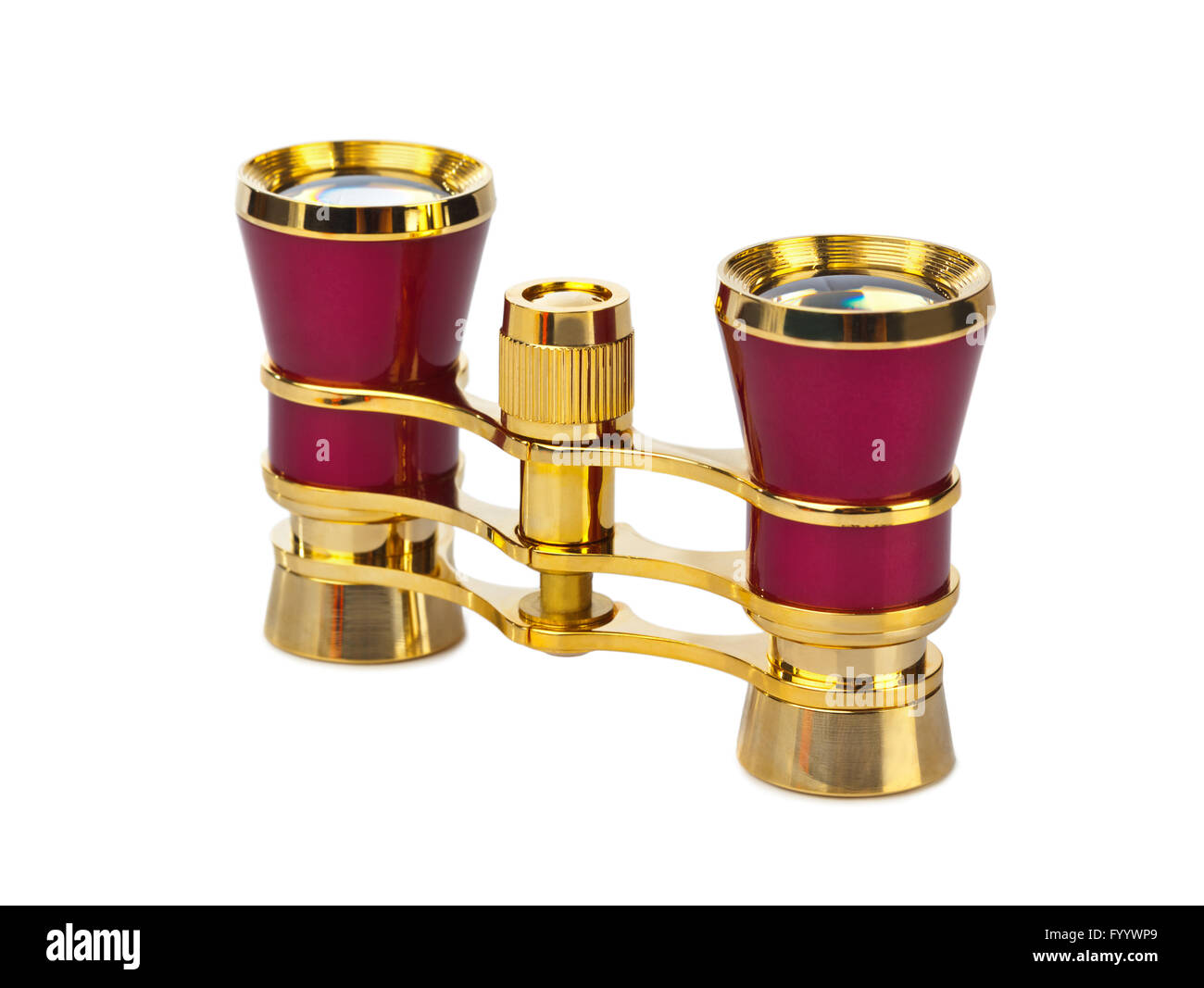 Magnifying glass golden gold Cut Out Stock Images & Pictures Alamy