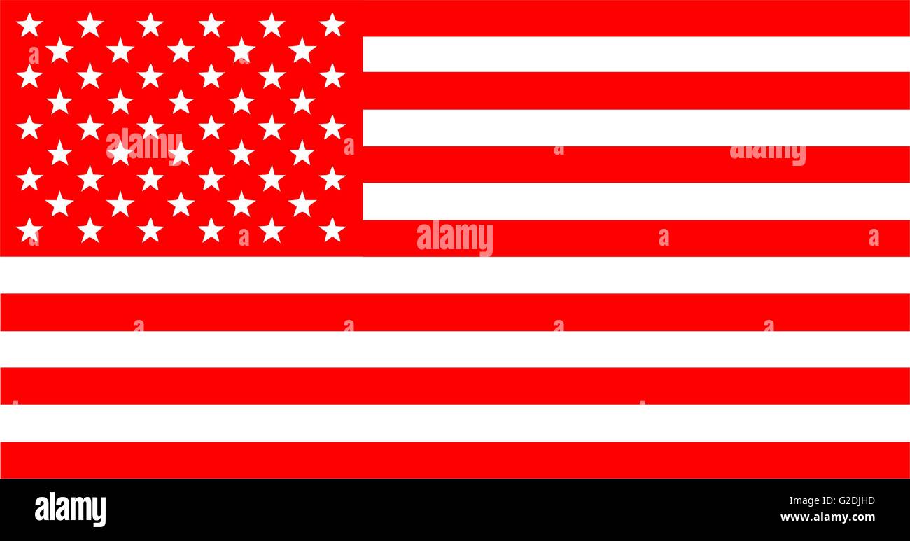 The American flag. Red version Stock Vector Image & Art Alamy