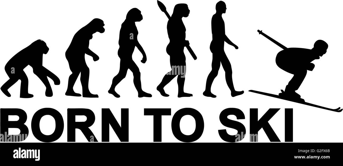 Ski Downhill Evolution Stock Photo, Royalty Free Image 104841363 Alamy