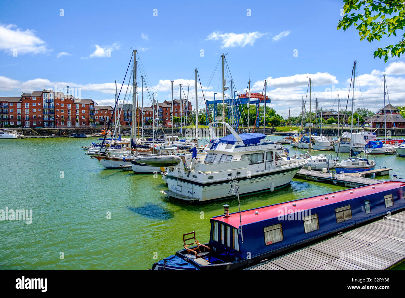 Preston Docks Stock Photo Alamy