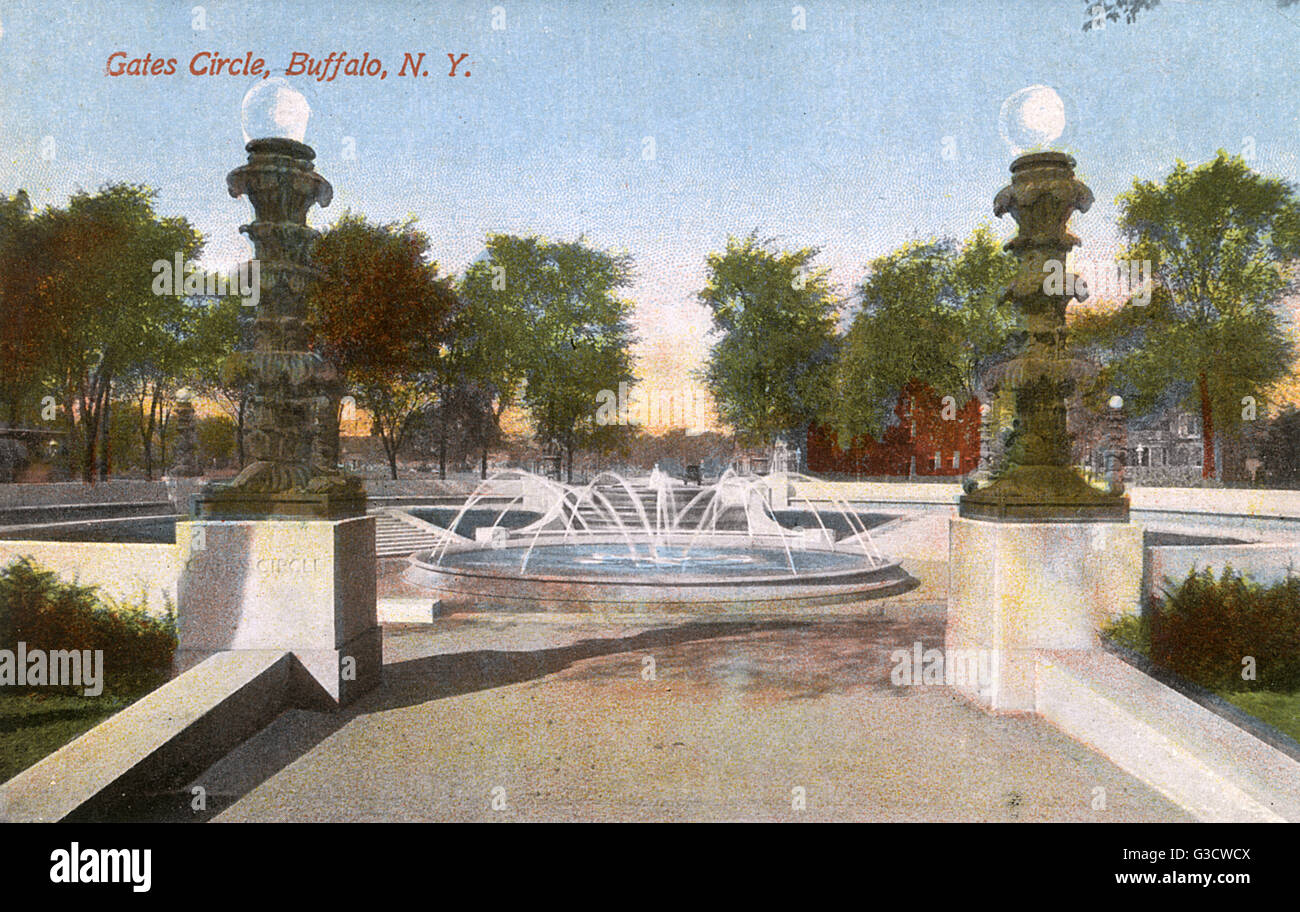 Gates Circle, Buffalo, New York State, USA Stock Photo Alamy