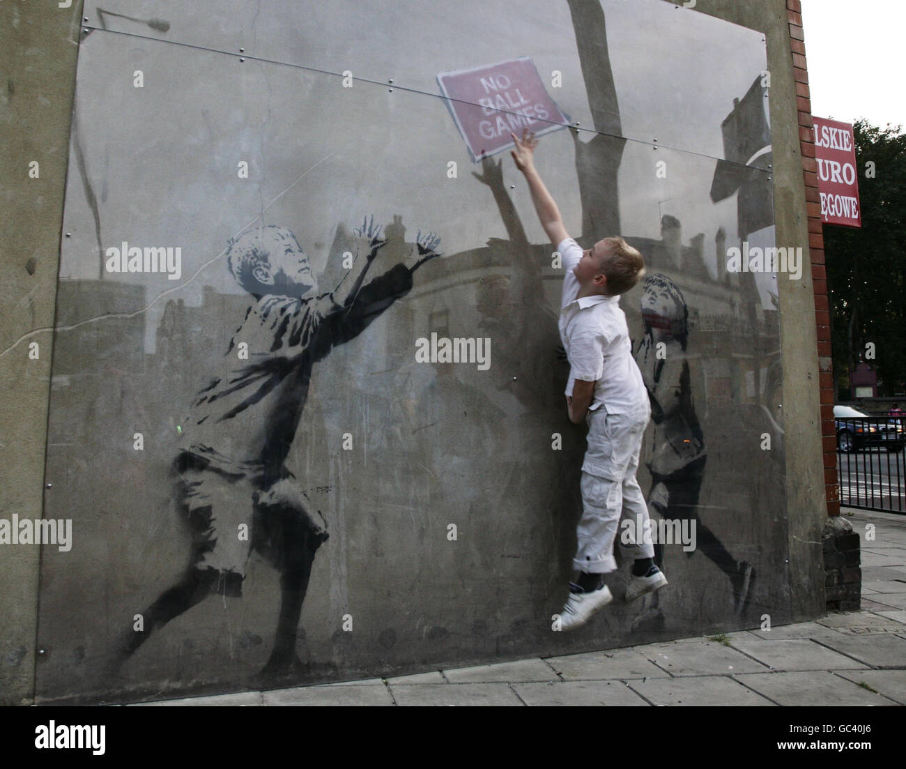 Banksy Artwork Stock Photo Alamy