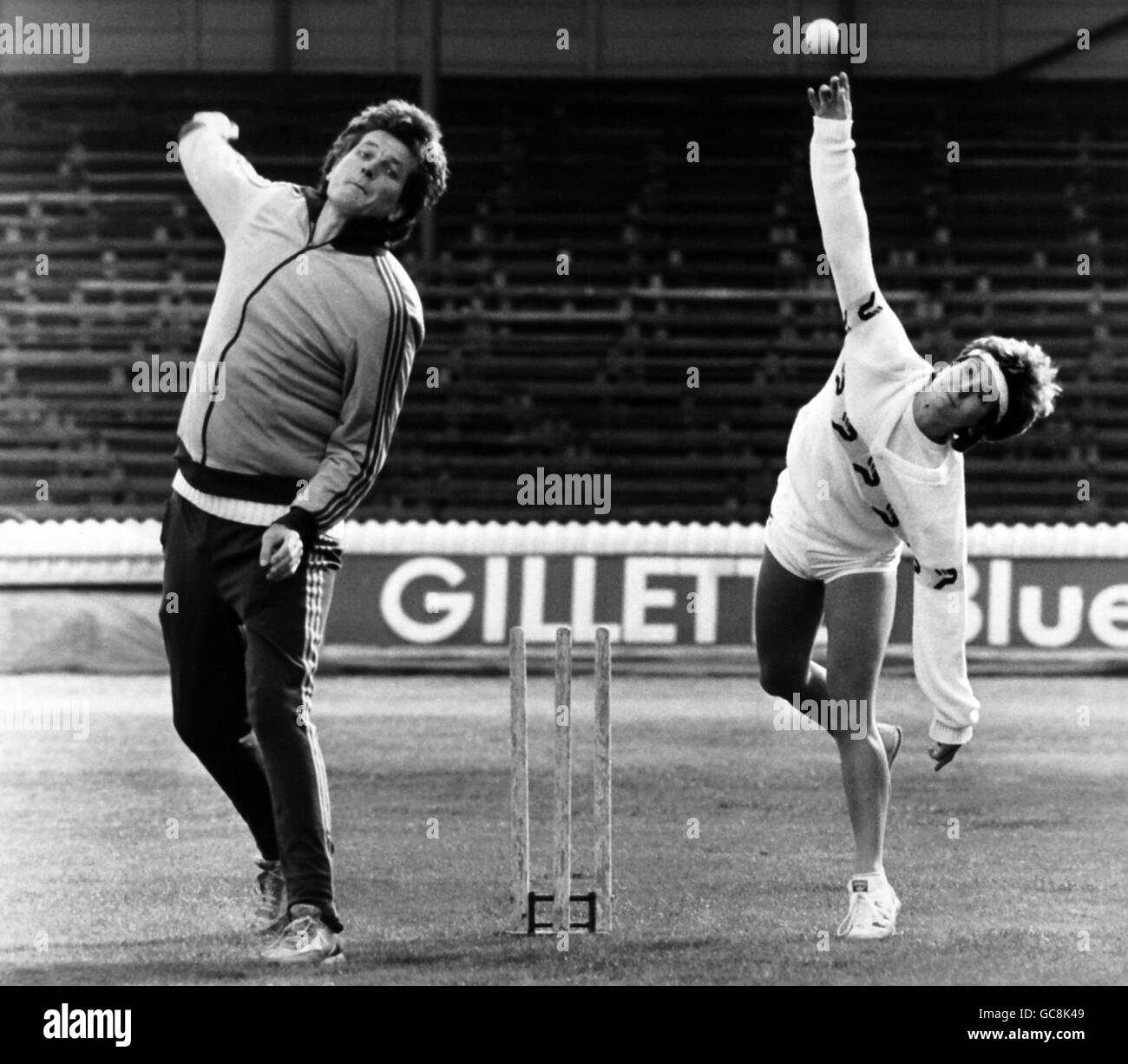 Through her paces at edgbaston 6 10 84 hires stock photography and