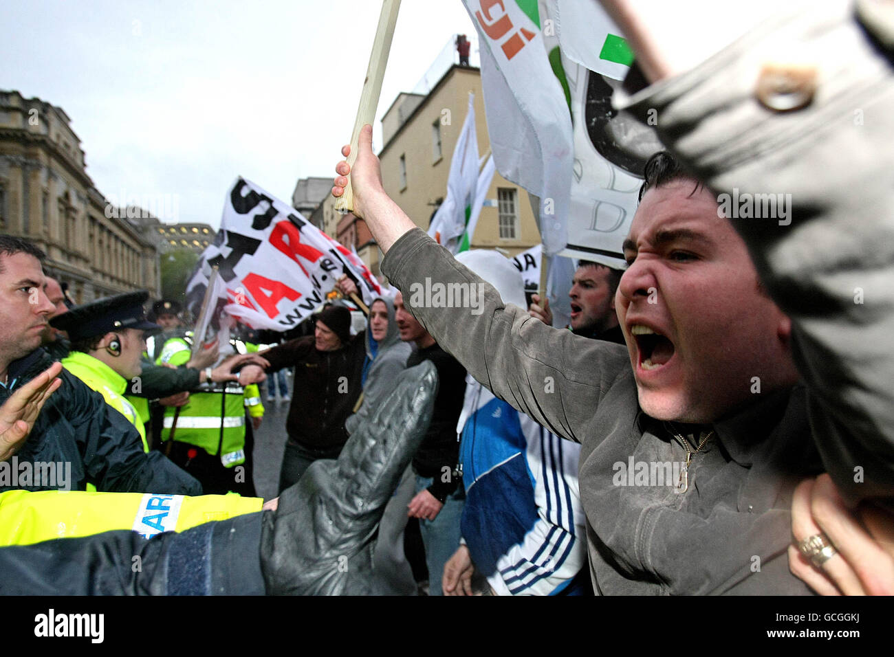 Irish protest Stock Photo Alamy
