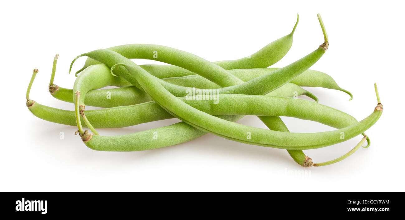 french beans isolated Stock Photo Alamy