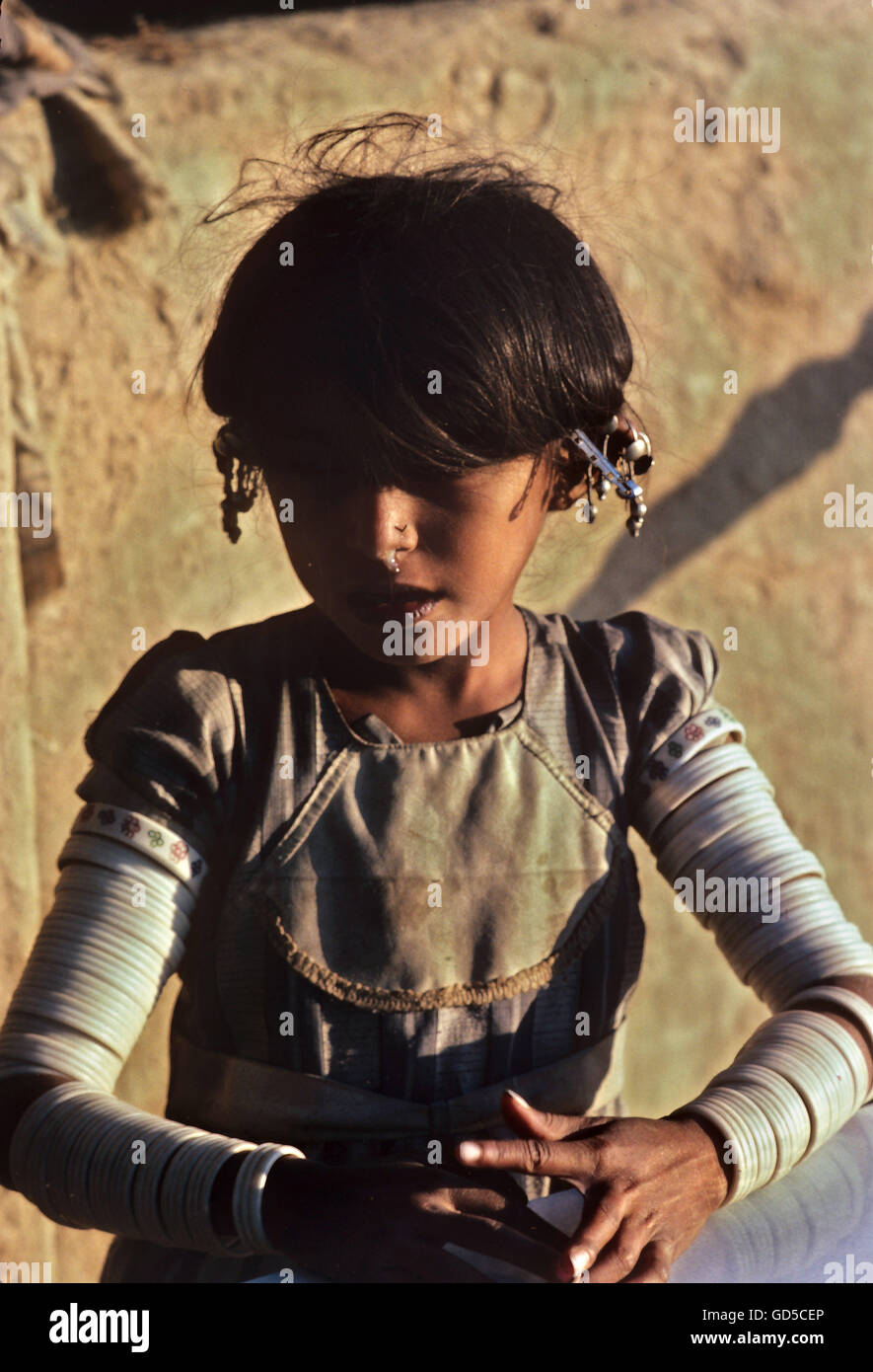 Girl with bangles Stock Photo Alamy
