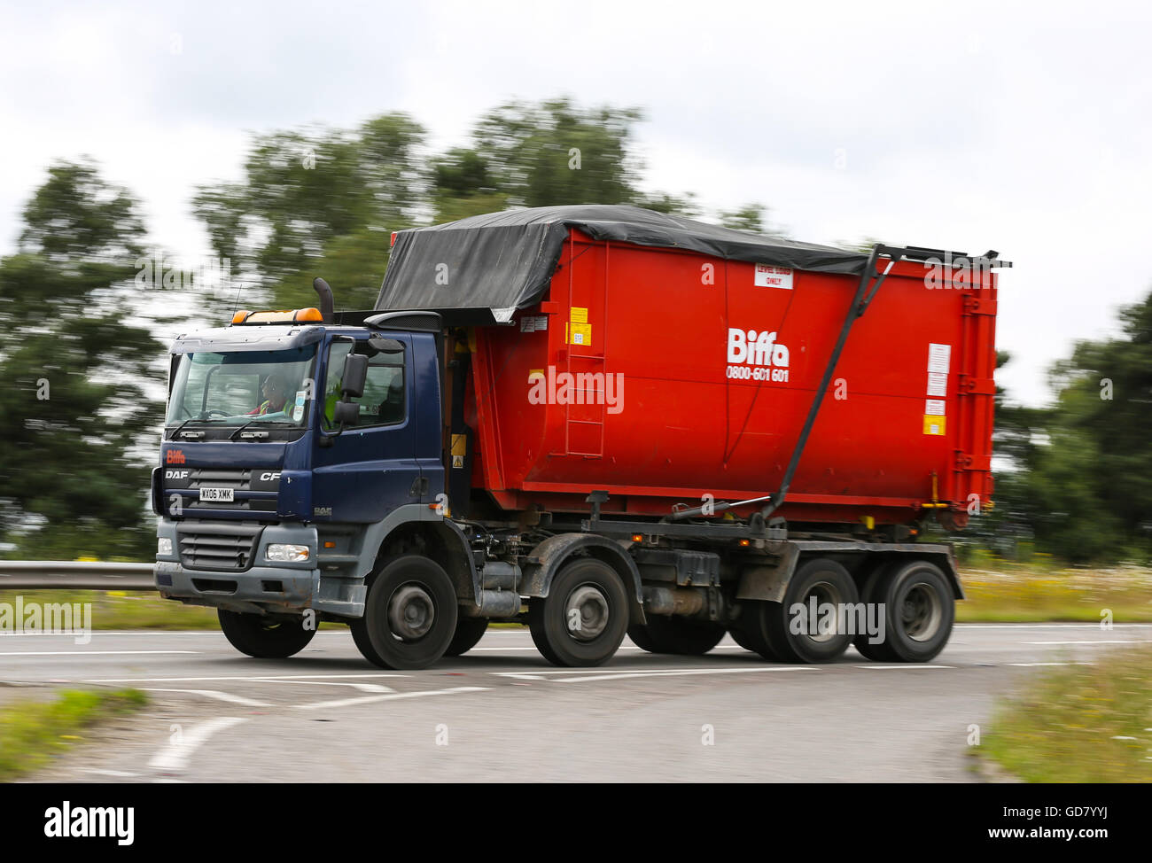 Biffa waste lorry Stock Photo, Royalty Free Image 111428342 Alamy