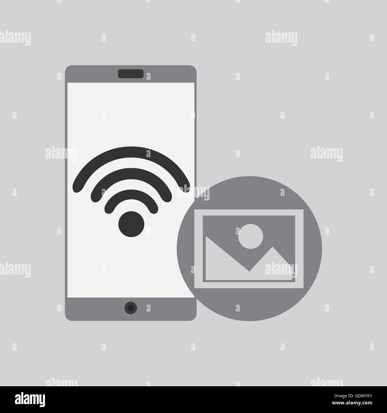 Wifi technology app Stock Vector Image & Art - Alamy