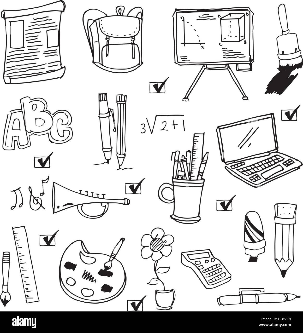 How To Draw A Cartoon School YouTube