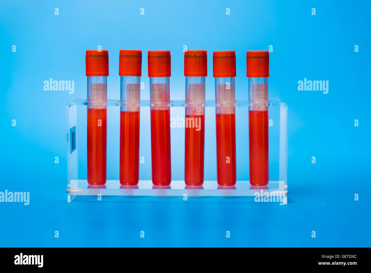Vacuum tubes for blood sampling Stock Photo Alamy