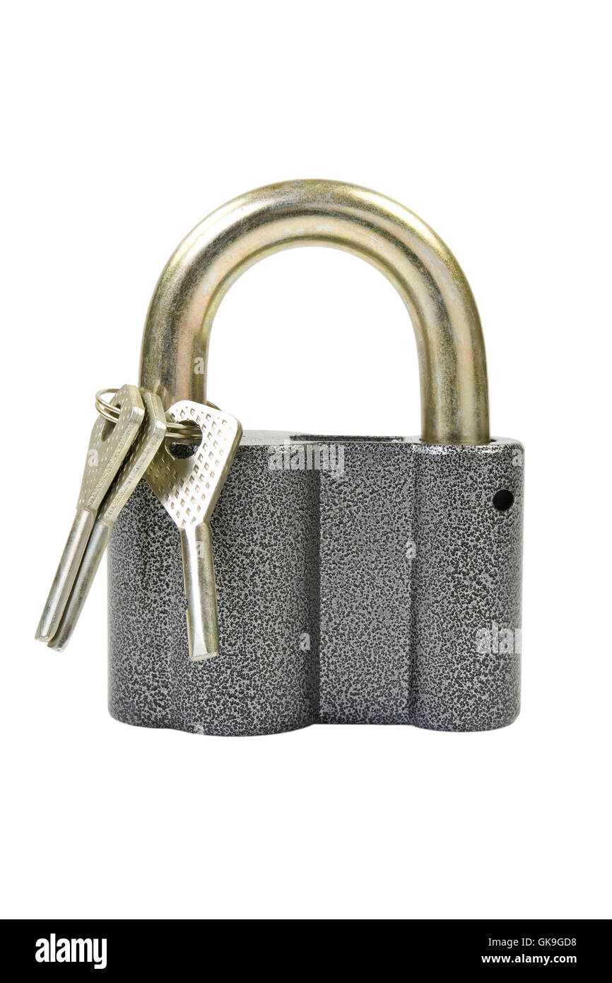 lock isolated closed Stock Photo Alamy