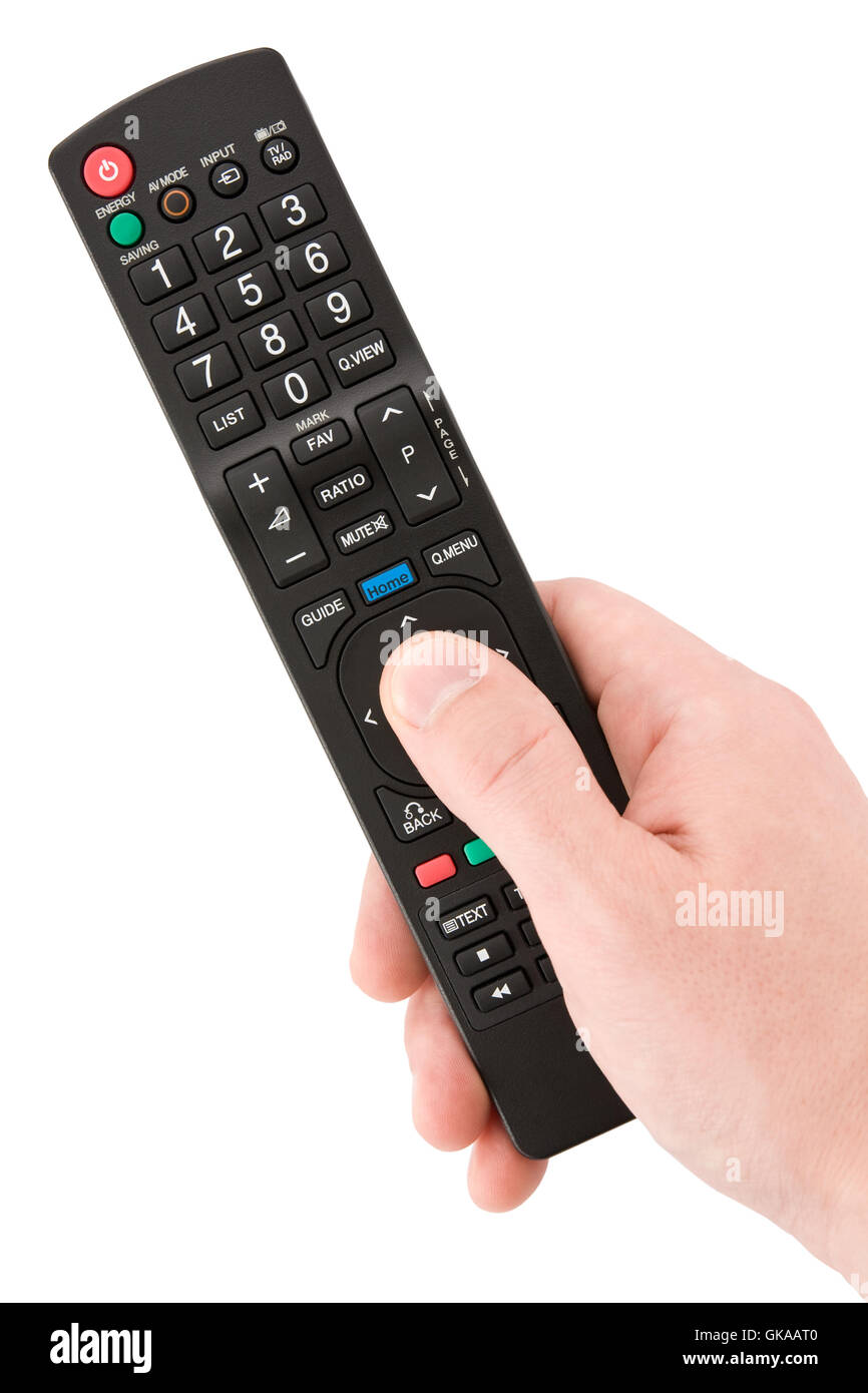 digital remote television Stock Photo Alamy