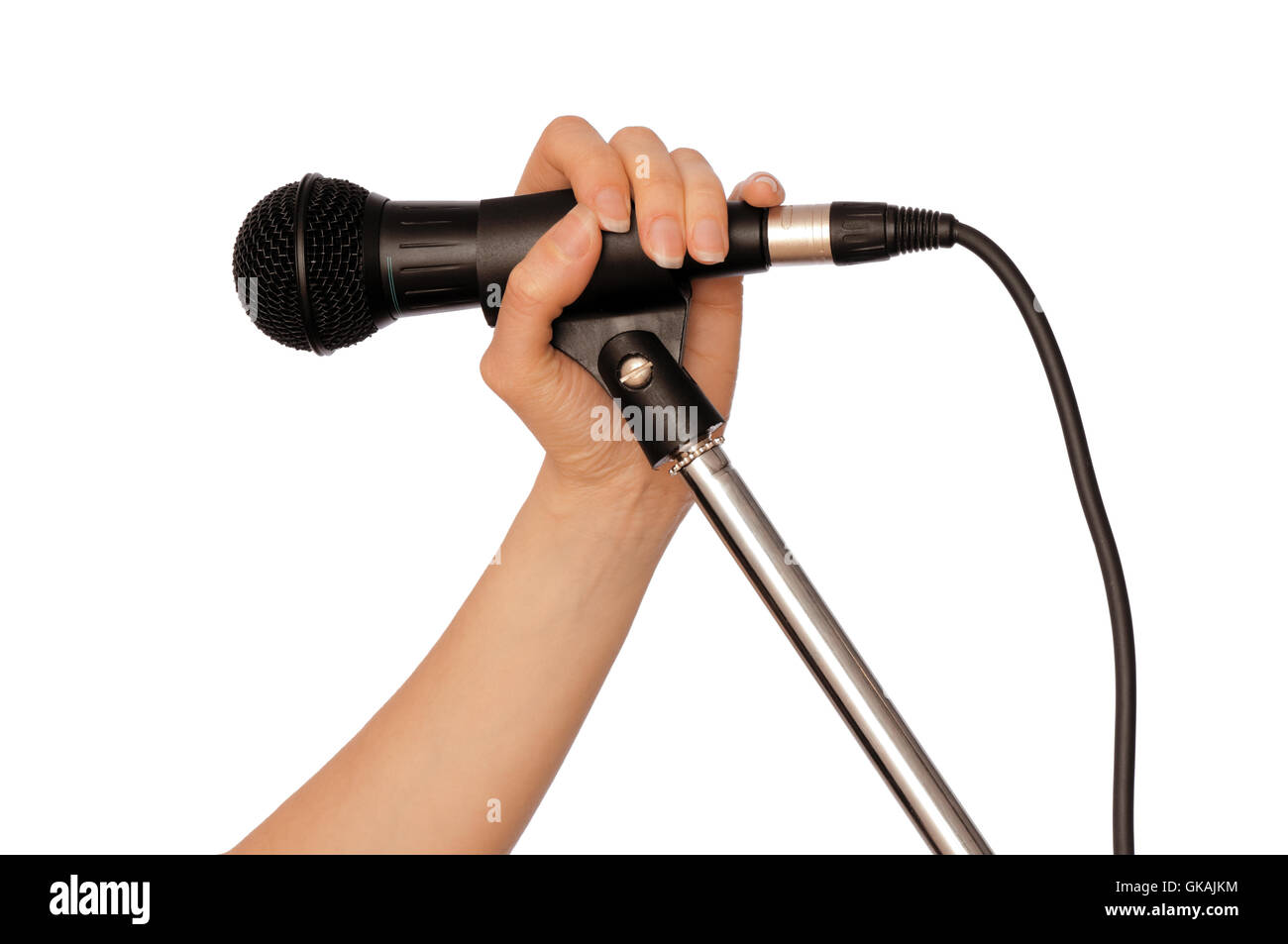 interview singer microphone Stock Photo Alamy