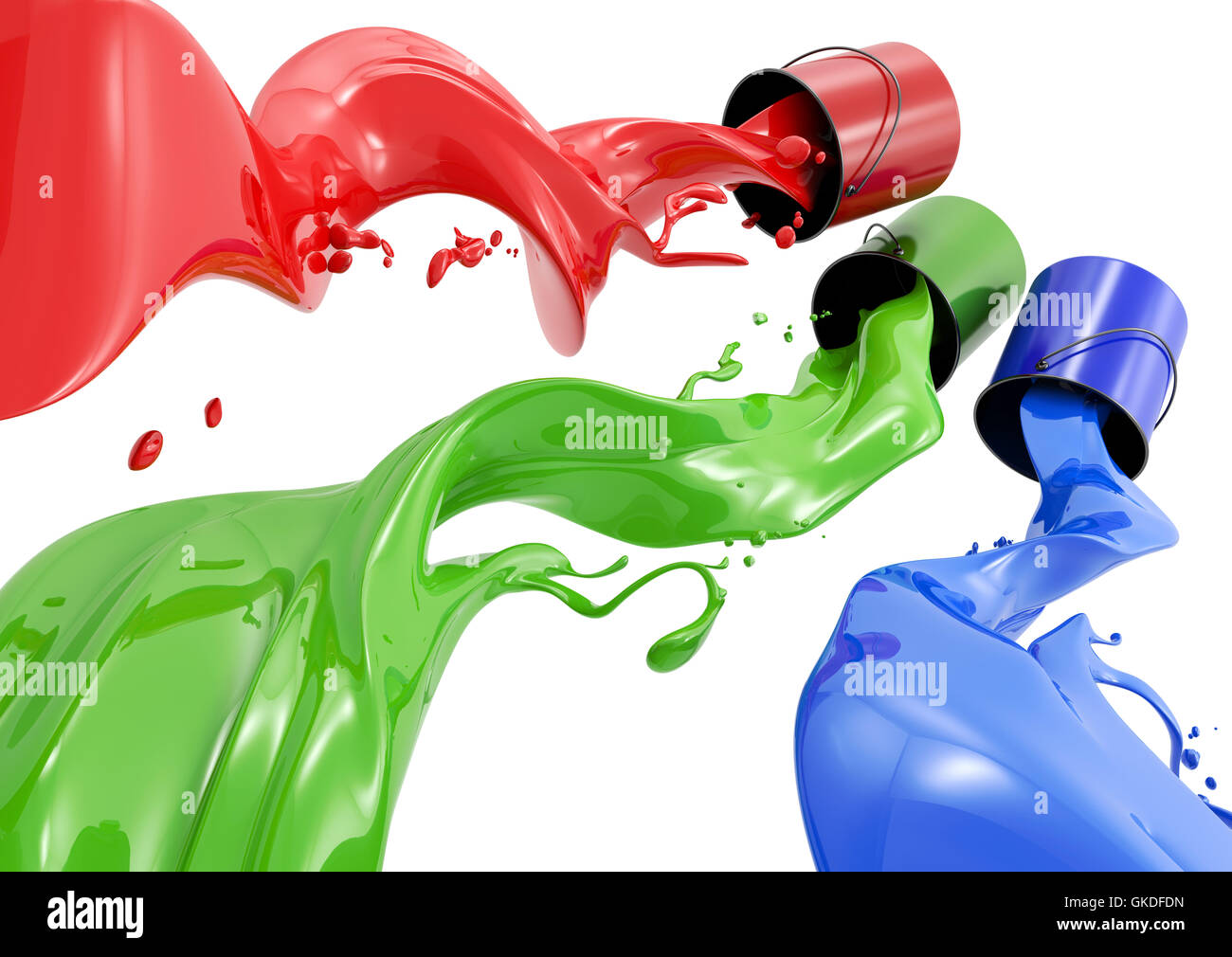blue liquid colour Stock Photo Alamy