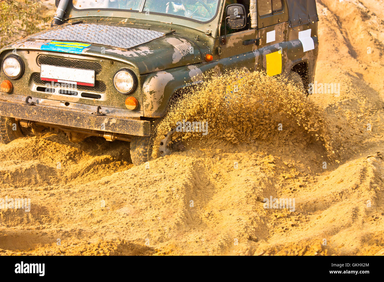 Off roading thrill Stock Photo Alamy