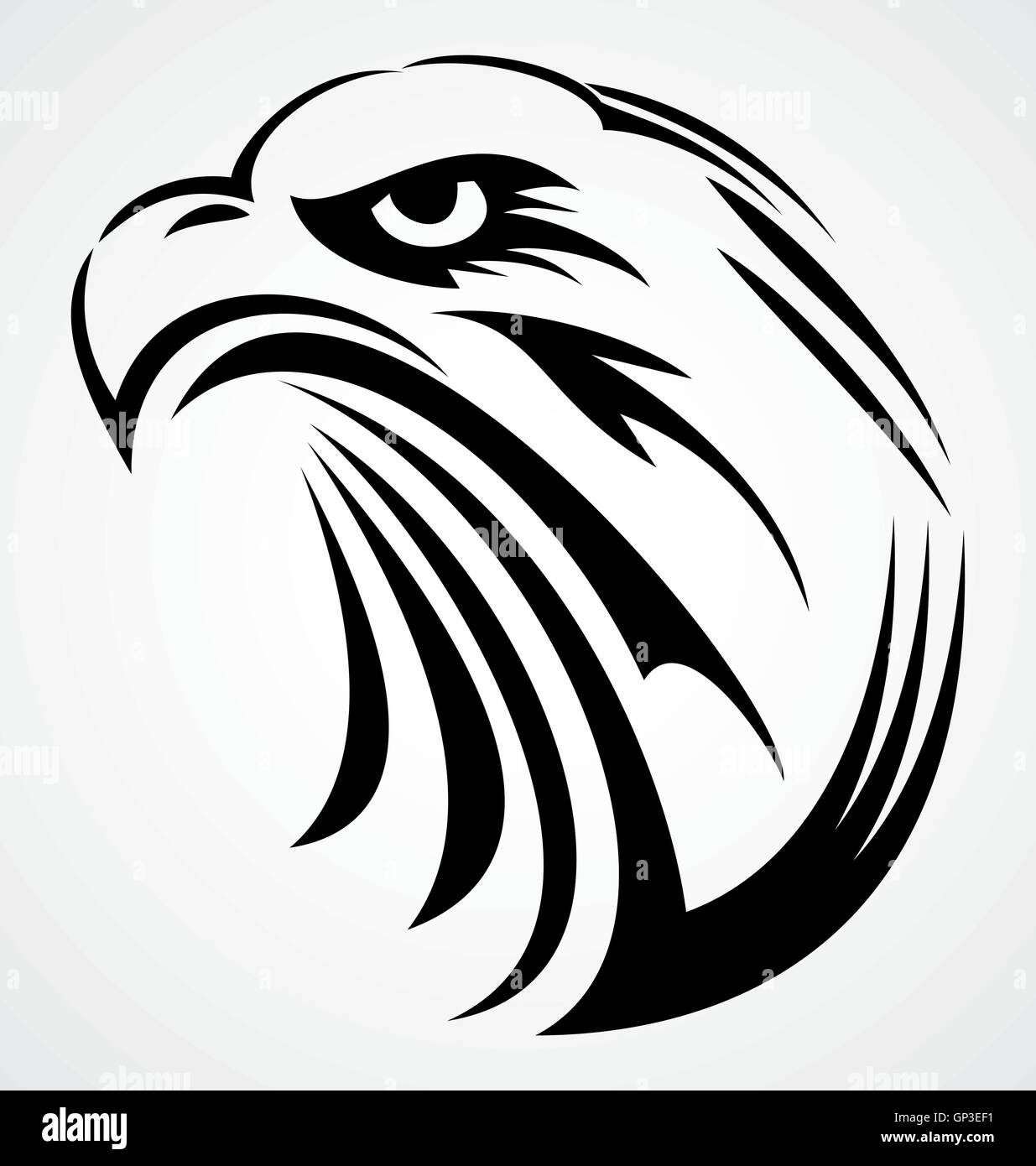 Eagle Head Tattoo Design Stock Vector Image & Art Alamy