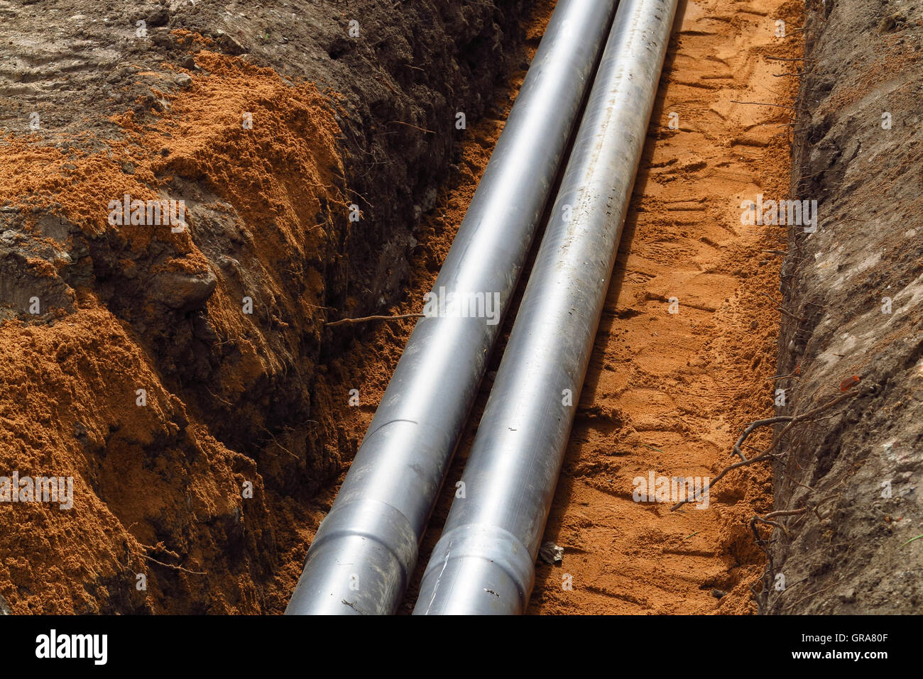 Buried electric line hi-res stock photography and images - Alamy