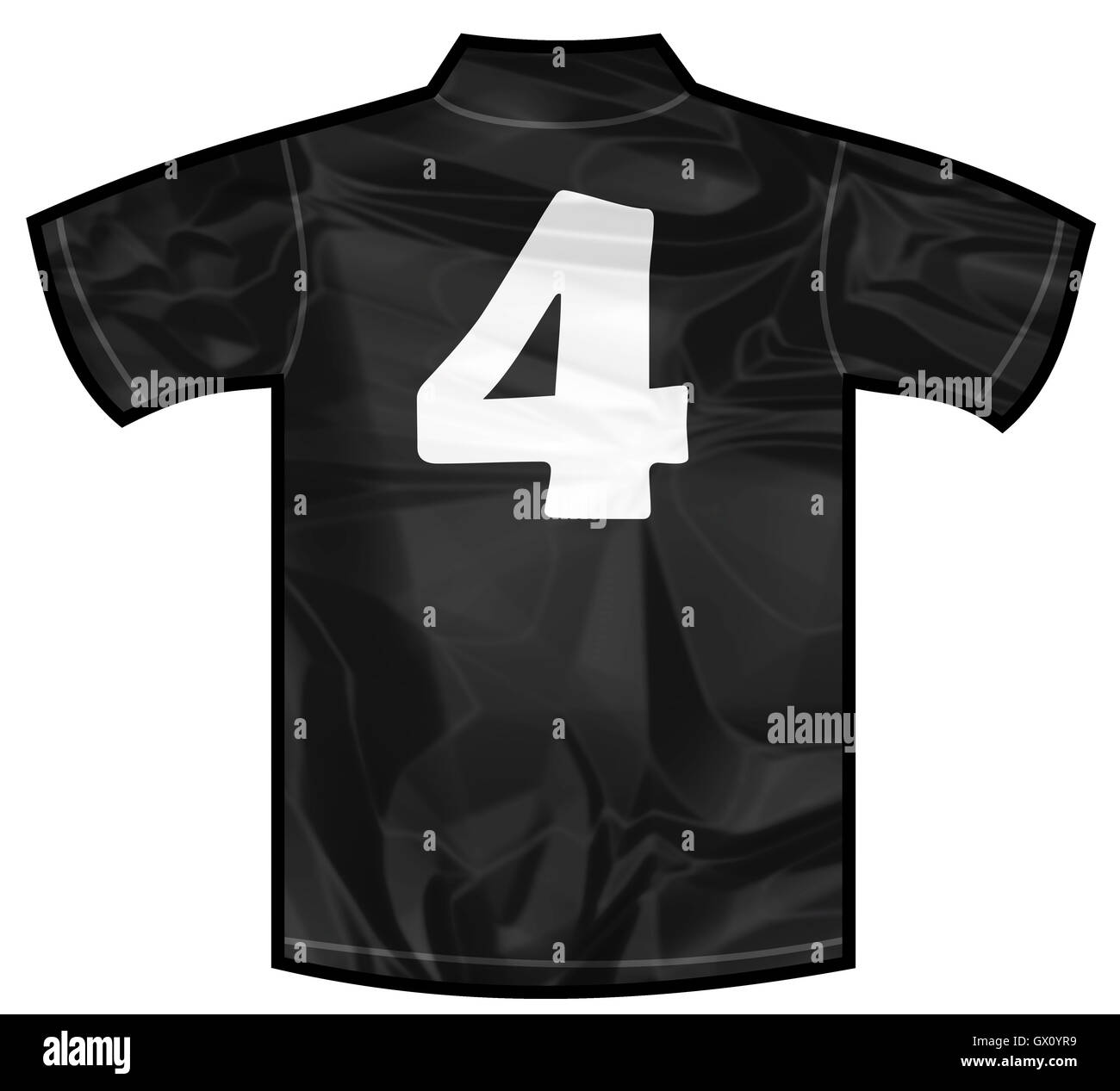 Black shirt four Stock Photo Alamy