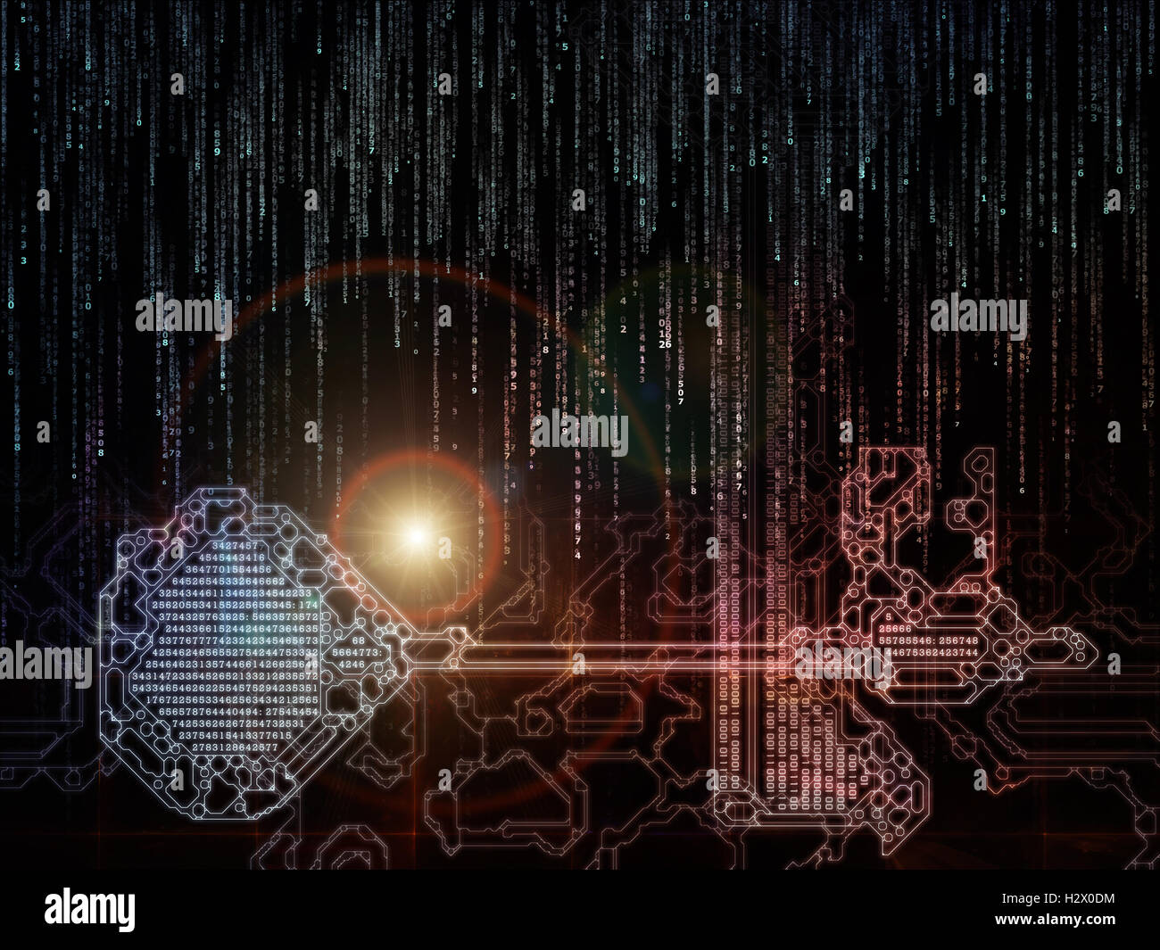 Virtual Key Code Stock Photo Alamy