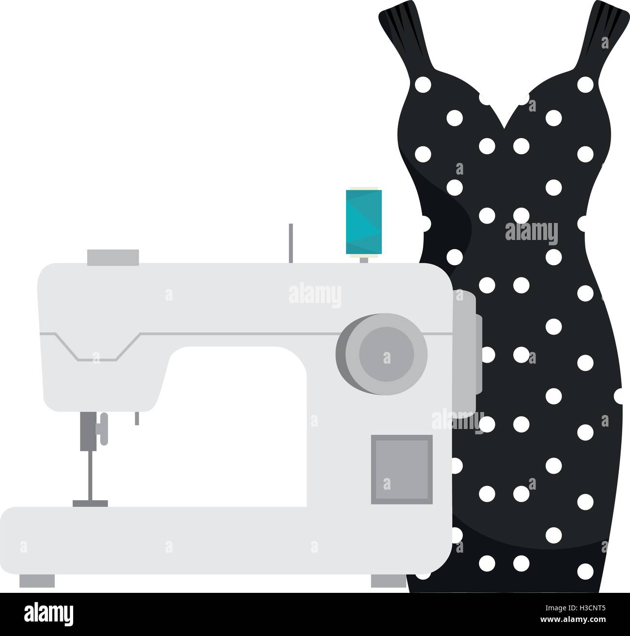 sewing machine design Stock Vector Image & Art Alamy