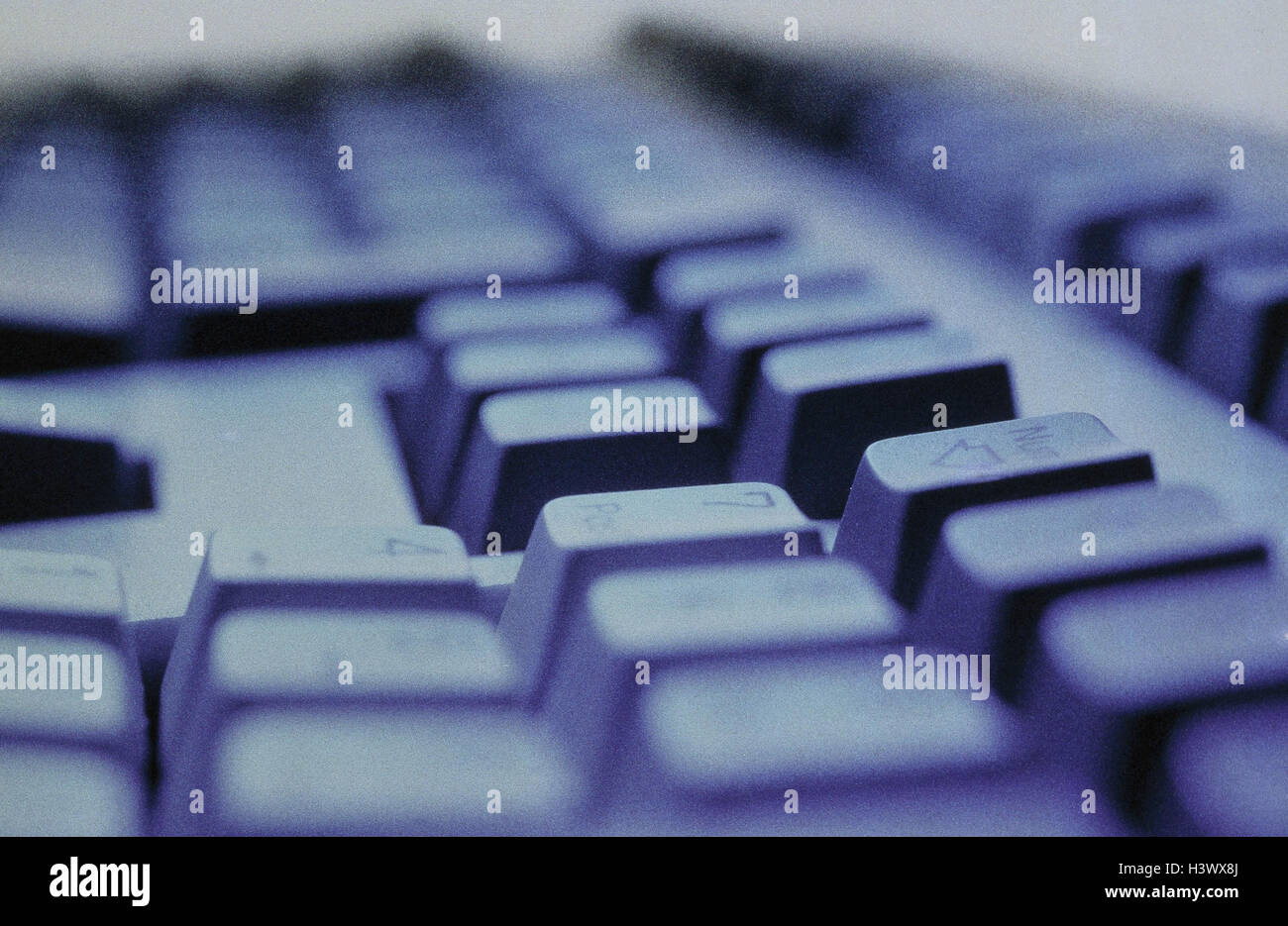 Computer keyboard, detail, blur, data processing, EDP, input device