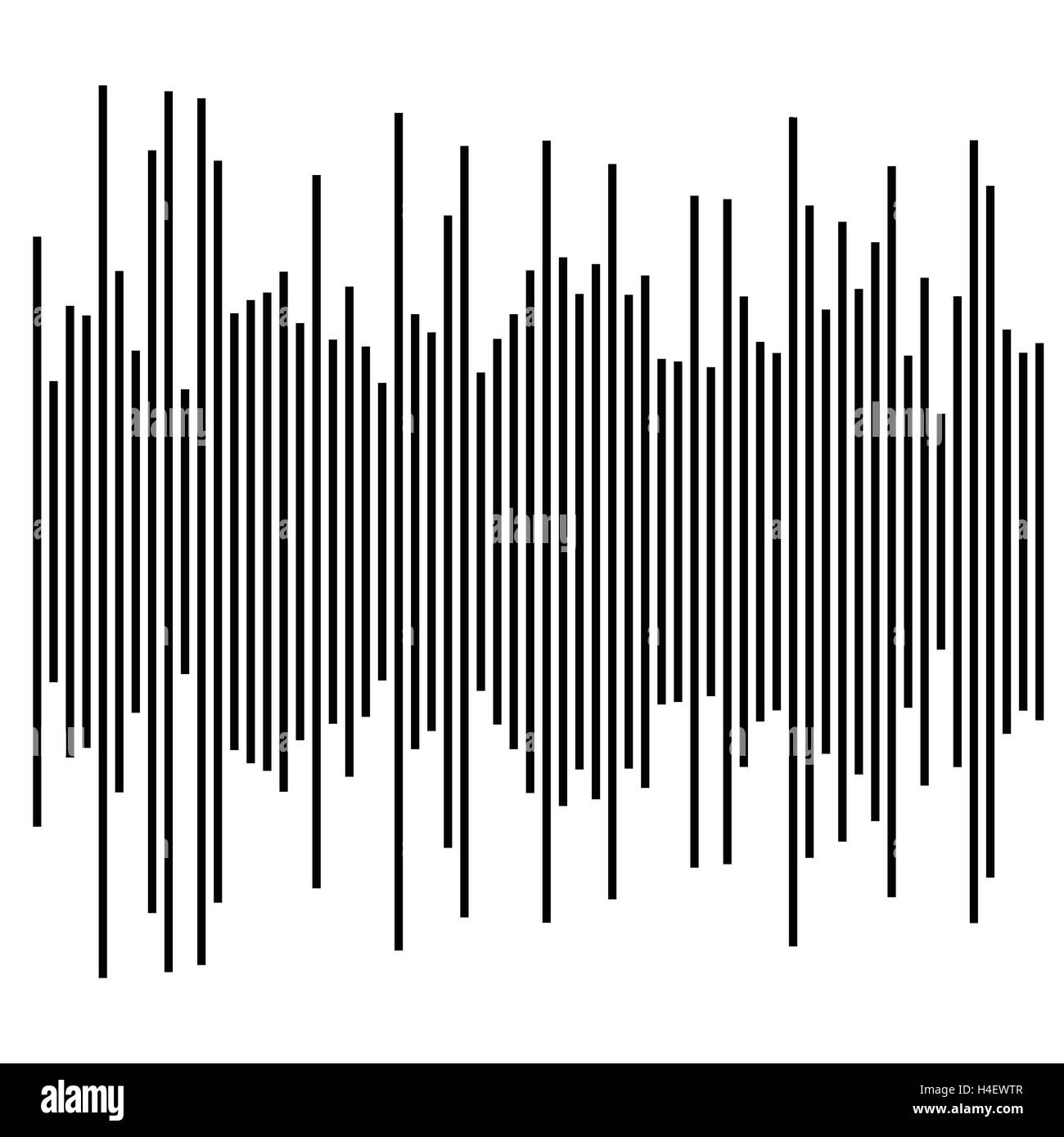 eq, equalizer element. bar chart, bar graph with irregular dynamic
