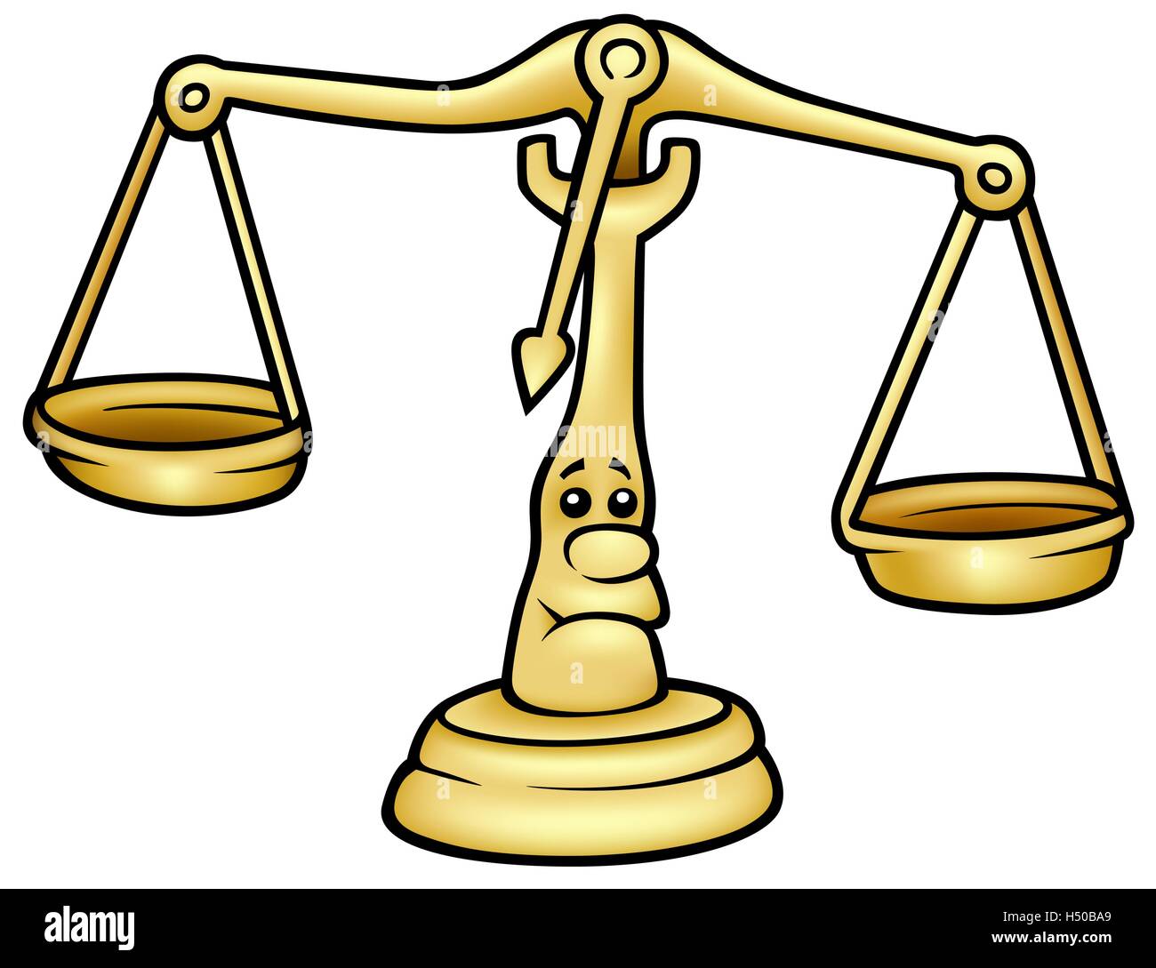 Cartoon Scale Of Justice