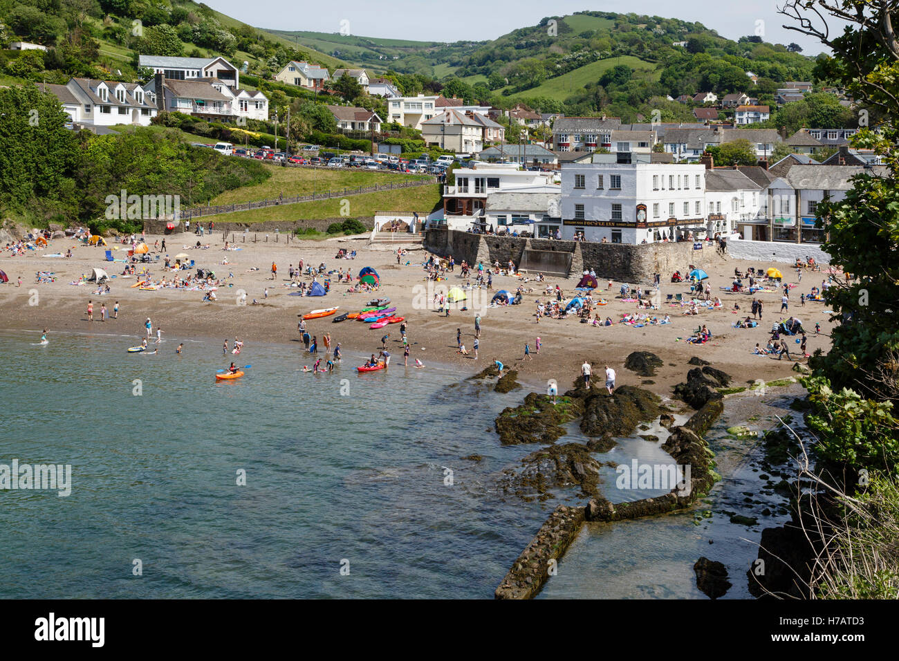 Combe Martin, Devon Stock Photo 125013871 Alamy