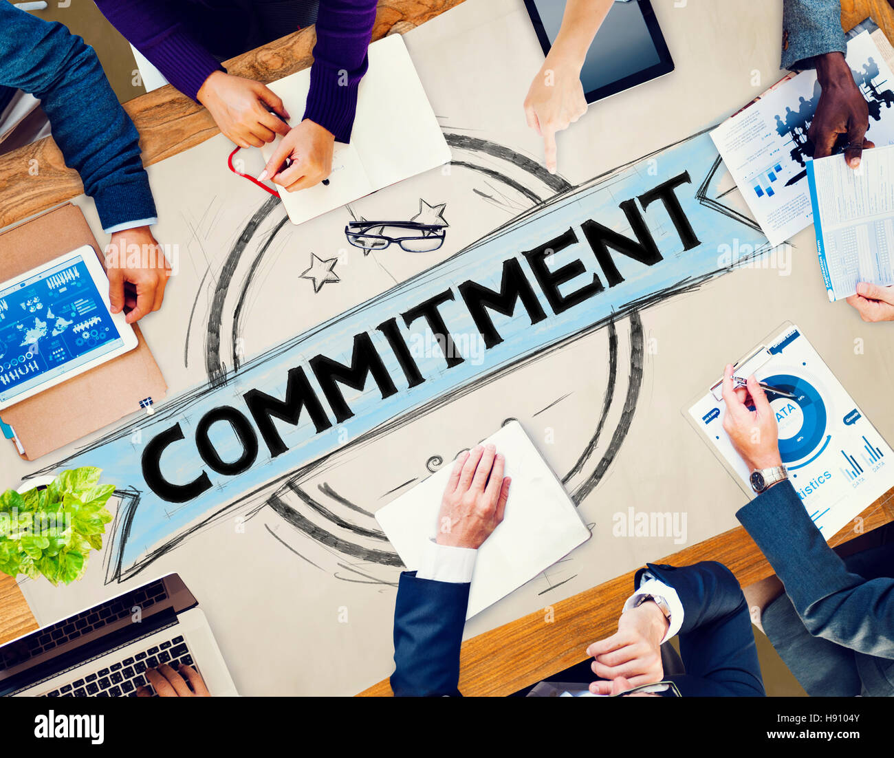 Commitment Devotion Dedication Conviction Concept Stock Photo - Alamy