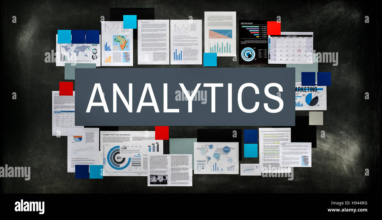 Analytics Statistics Analyze Data Analysis Patterns Concept Stock Photo