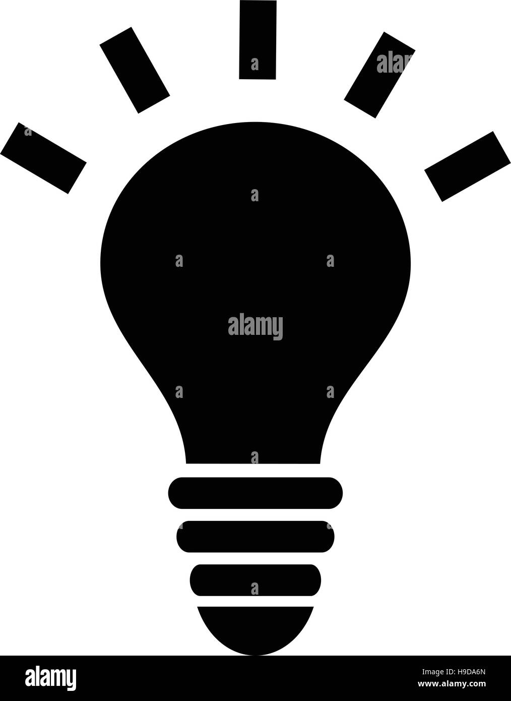 Light Bulb icon Stock Vector Image & Art Alamy