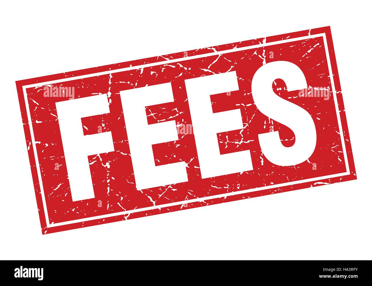 fees square stamp Stock Vector Image & Art Alamy