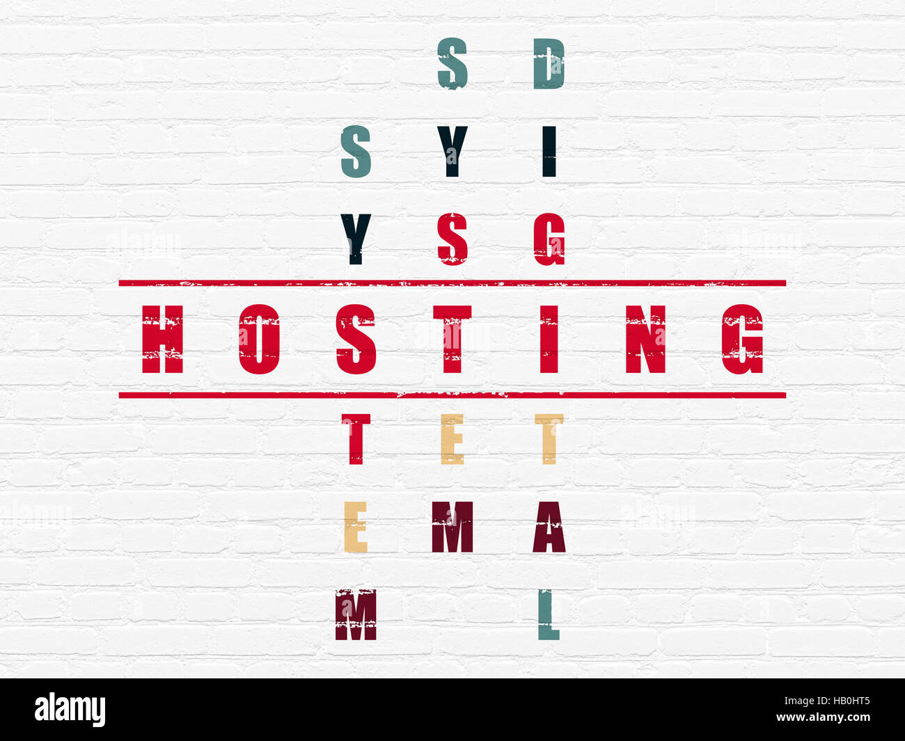 Web development concept Hosting in Crossword Puzzle Stock Photo Alamy(06)