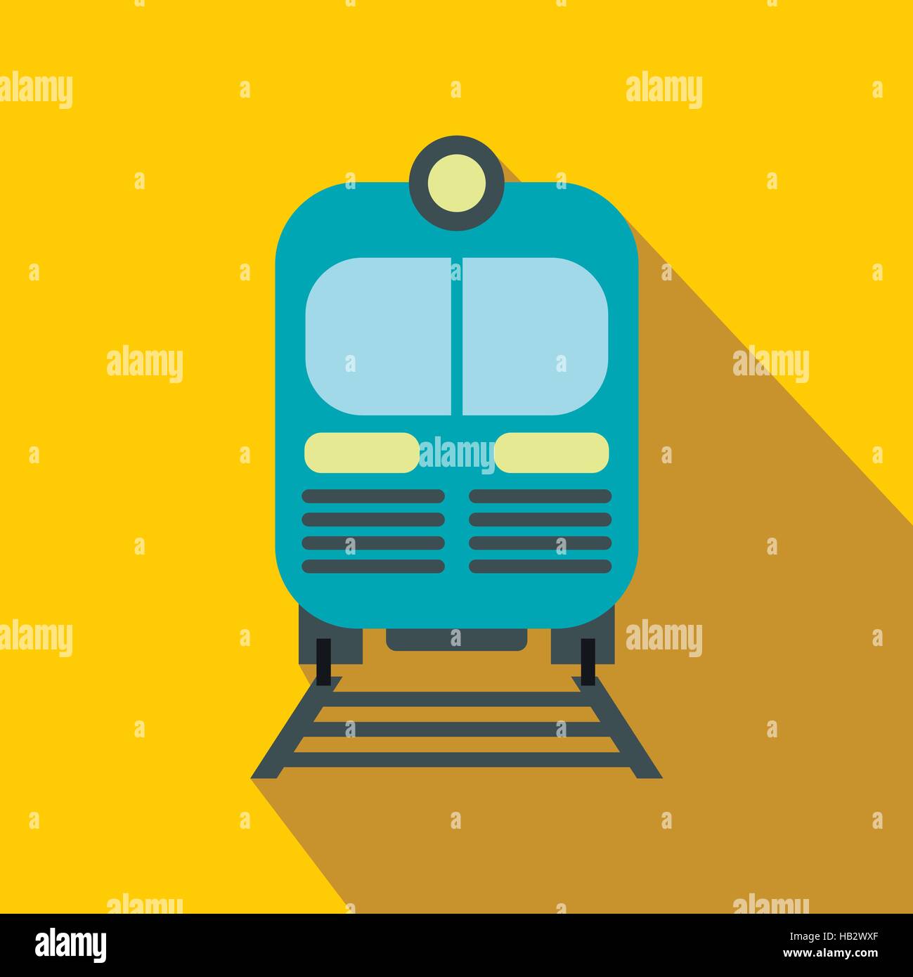 Train flat icon Stock Vector Image & Art Alamy