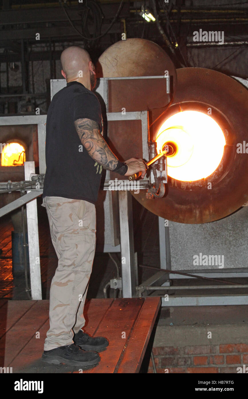 glass blower Stock Photo Alamy