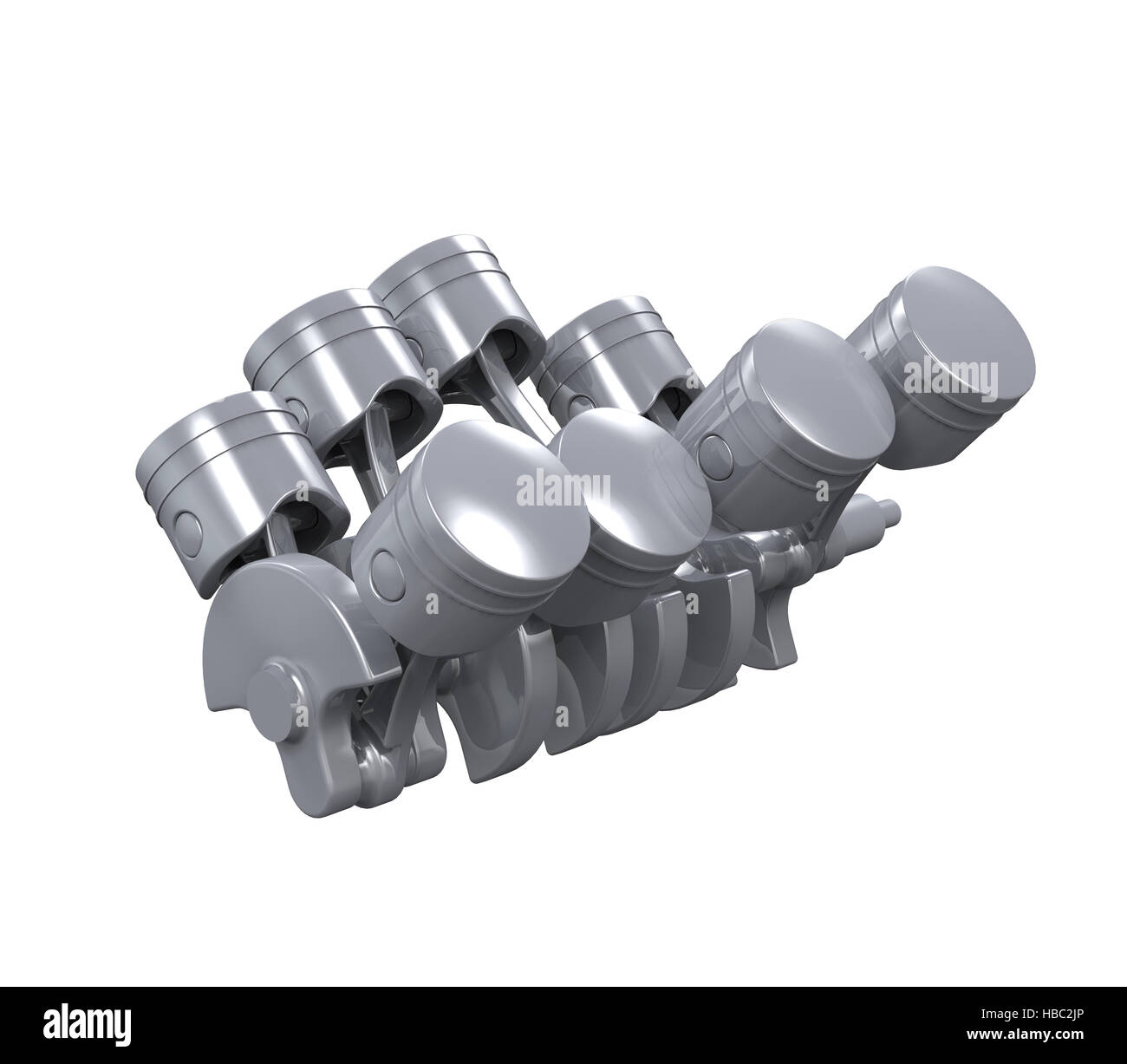 V8 Car Engine Stock Photo Alamy