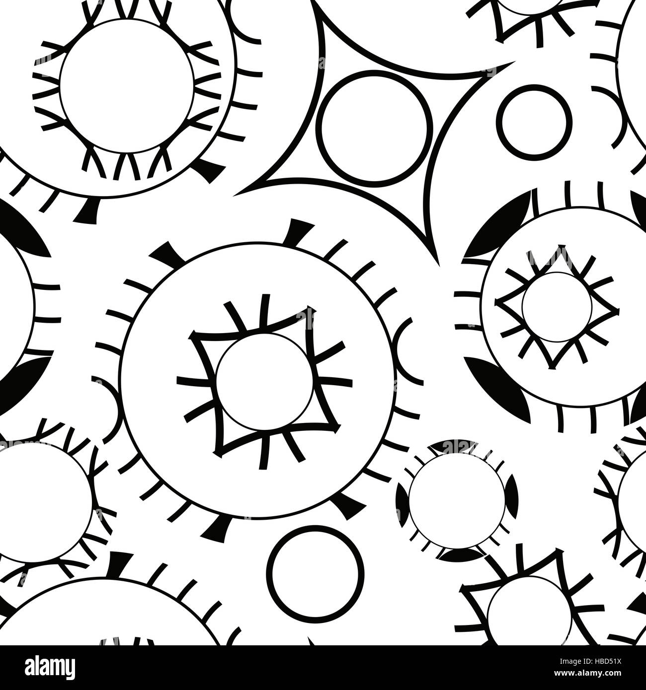 seamless pattern with different forms Stock Photo Alamy