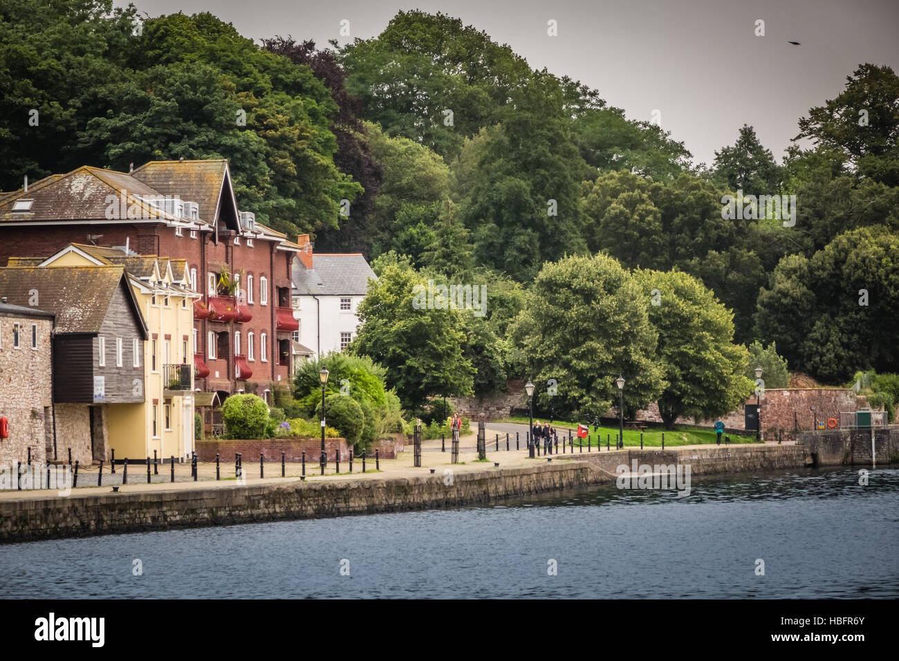 Exeter riverside Stock Photo Alamy