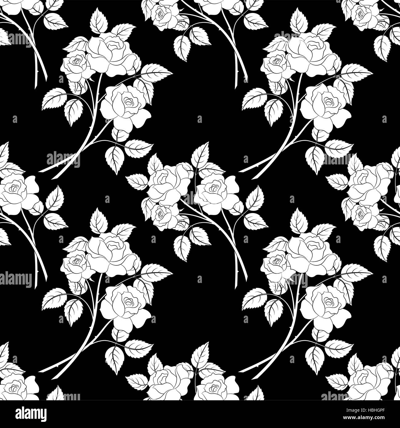 Seamless Flower Background Stock Vector Image & Art Alamy